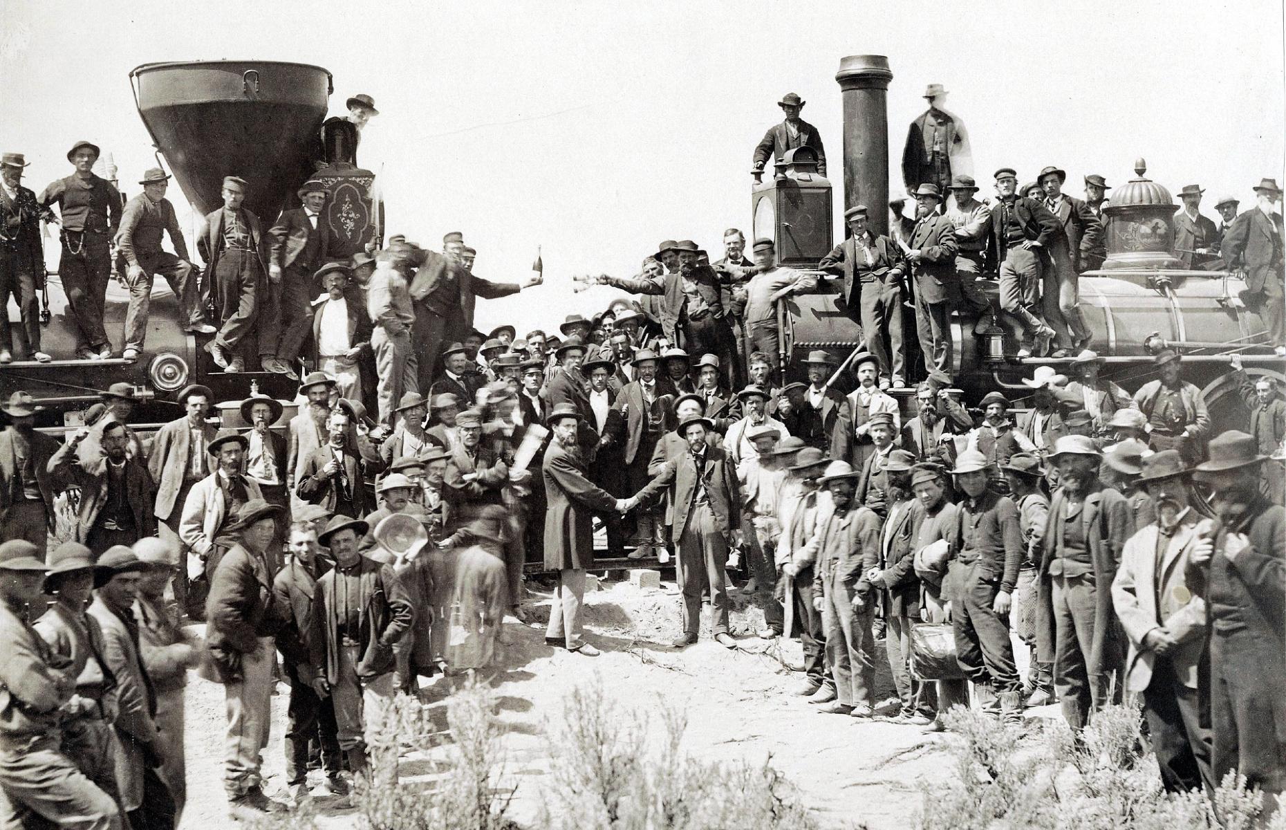 1869: The golden spike